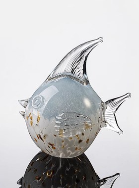 高档轻奢琉璃鱼客厅摆件高颜值电视酒柜玄关家居办公室招财装饰品