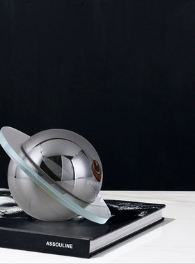 迷你水晶小行星北欧轻奢酒柜装饰品创意简约售楼处电视柜软装摆件