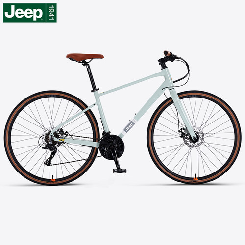 Jeep吉普平把公路车女款铝合金轻便自行车男式高颜值通勤车-GR500 - 图1