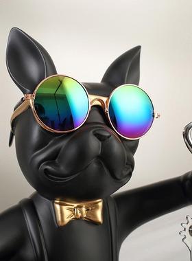 酷犬斗牛摆犬红酒架酒柜装ZY8549玄饰件品轻奢高档客厅餐边柜关酒