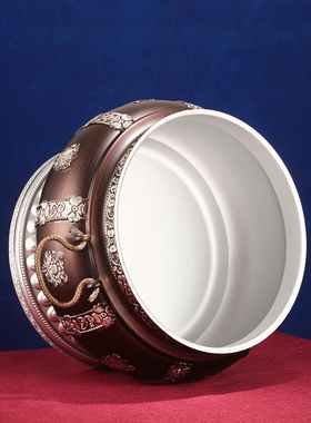 藏式民族风合金糌粑盒家用摆件