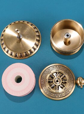 王师兄藏式纯铜指捻转轮八吉祥