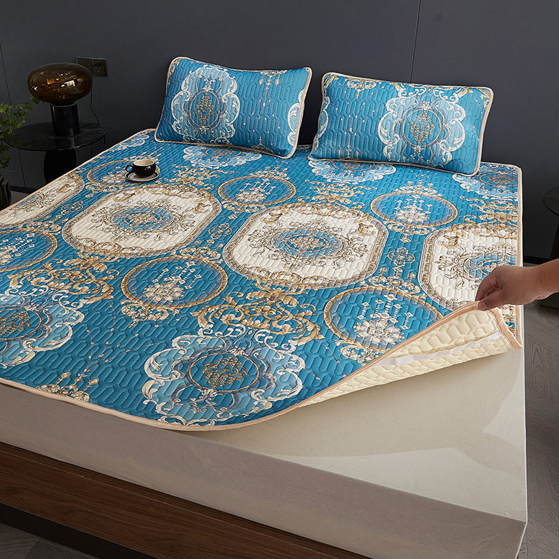 夏季冰丝a乳胶凉席席子三件套床笠儿童学生宿舍可机洗床垫子婴儿,淘宝优惠券,粉丝福利购,淘宝优惠卷