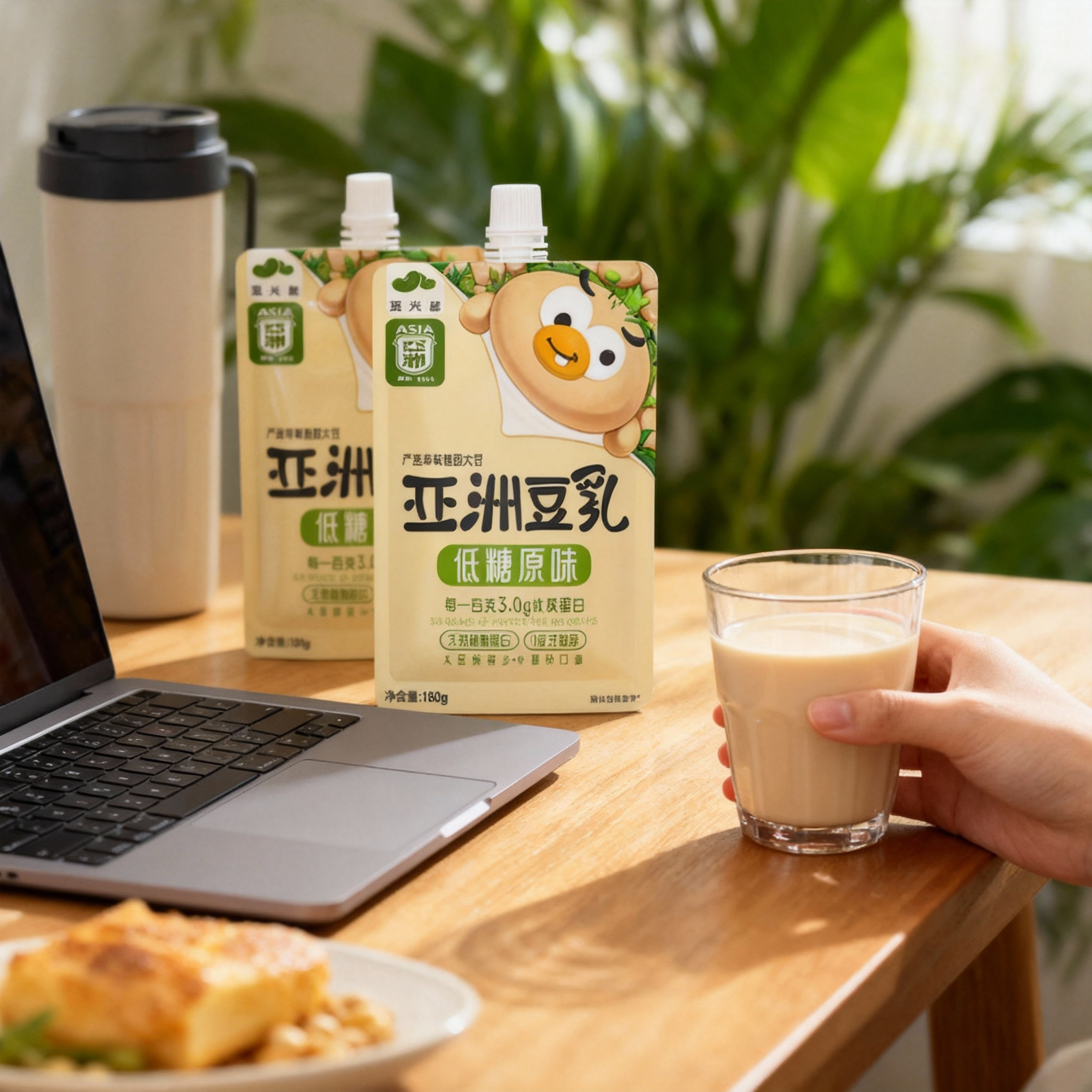 【12袋低至20】Asia亚洲0糖低糖豆乳儿童植物蛋白营养袋装豆奶,淘宝优惠券,粉丝福利购,淘宝优惠卷