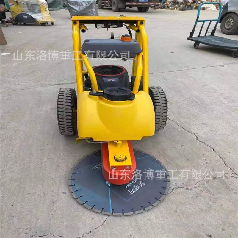 手推式汽油切桩机 可升降手推切桩机 混凝土桩头切割机 - 图1