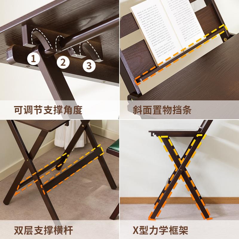 Children's study table elementary school students' writing homework desk children foldable simple table homework desk chair set