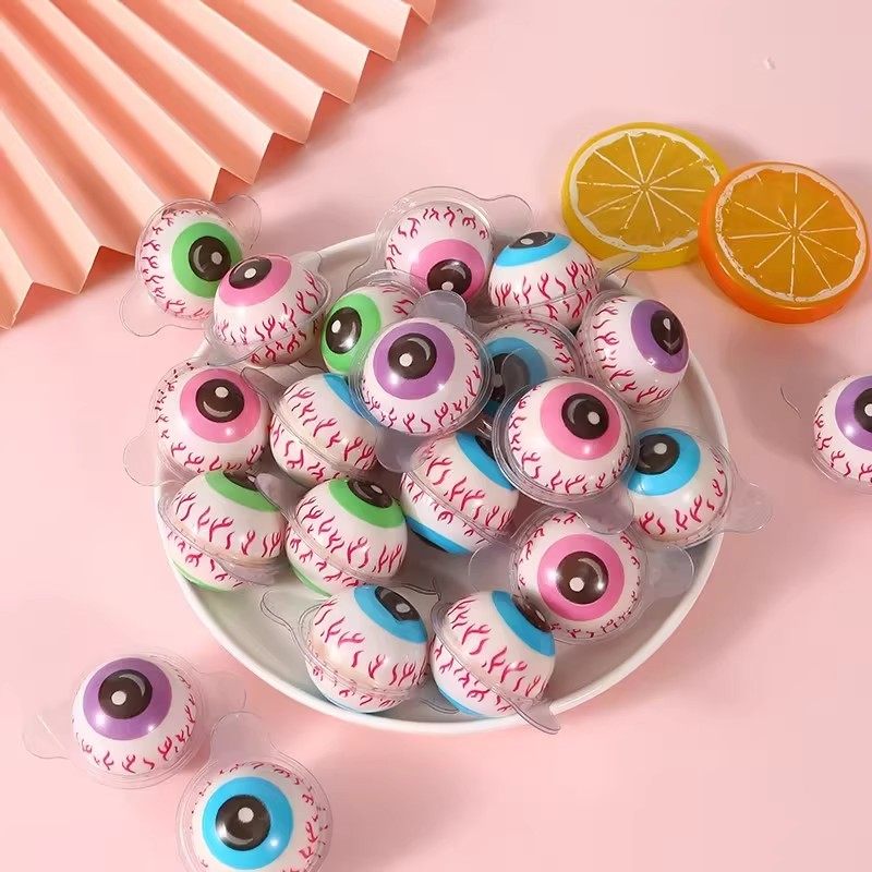 爆浆眼珠糖眼球糖万圣节夹心软糖果搞怪小零食独立包装怪味豆,淘宝优惠券,粉丝福利购,淘宝优惠卷