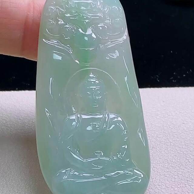 Myanmar Jadeite Great Sun Tathagata Jade Pendant Natural Jade