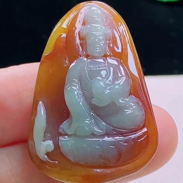 Myanmar Jade Guanyin Jade Pendant Natural Jade A Product
