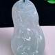 Myanmar jadeite pendant natural jade A goods ice type