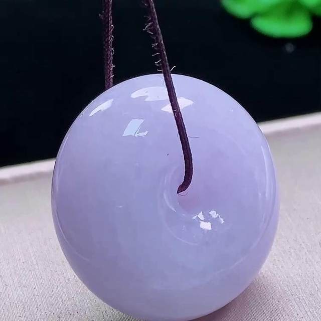 Burmese Jade Ping An Buckle Jade Pendant Natural Jade A