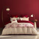 Wedding four-piece b-set bedding pure cotton quilt cover bed sheet wedding J wedding cotton big red quilt simple