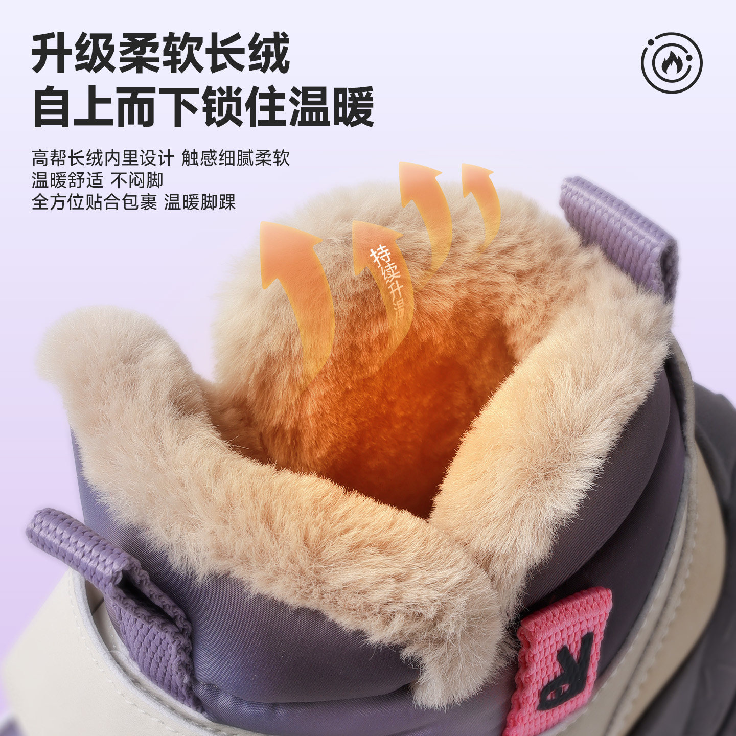 安奈儿女童雪地靴冬季2025新款防水女孩大棉鞋保暖加厚儿童棉靴子,淘宝优惠券,粉丝福利购,淘宝优惠卷