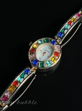 彩色古着vintage手表高颜值配饰