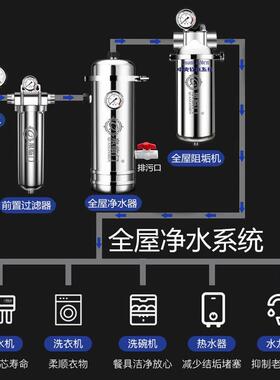 全屋大流量阻垢无盐软水