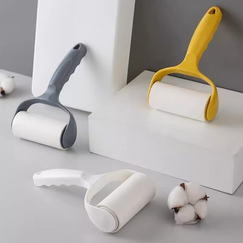 滚筒粘毛器可撕式粘毛衣物粘尘黏灰除毛毡滚刷衣服吸毛替换纸 - 图1