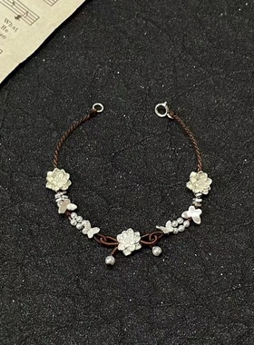 小红书同款冰透小福星蝴蝶手链