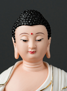 陶瓷释迦牟尼佛像摆件大号阿弥陀佛大日如来佛中式禅意坐像装饰品