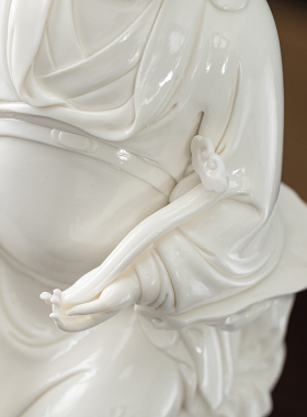 陶瓷文昌帝君佛像摆件