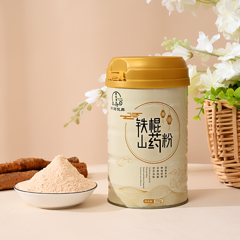 温县正宗垆土铁棍山药粉官方旗舰店焦作霜降滋补怀山药食同源养胃