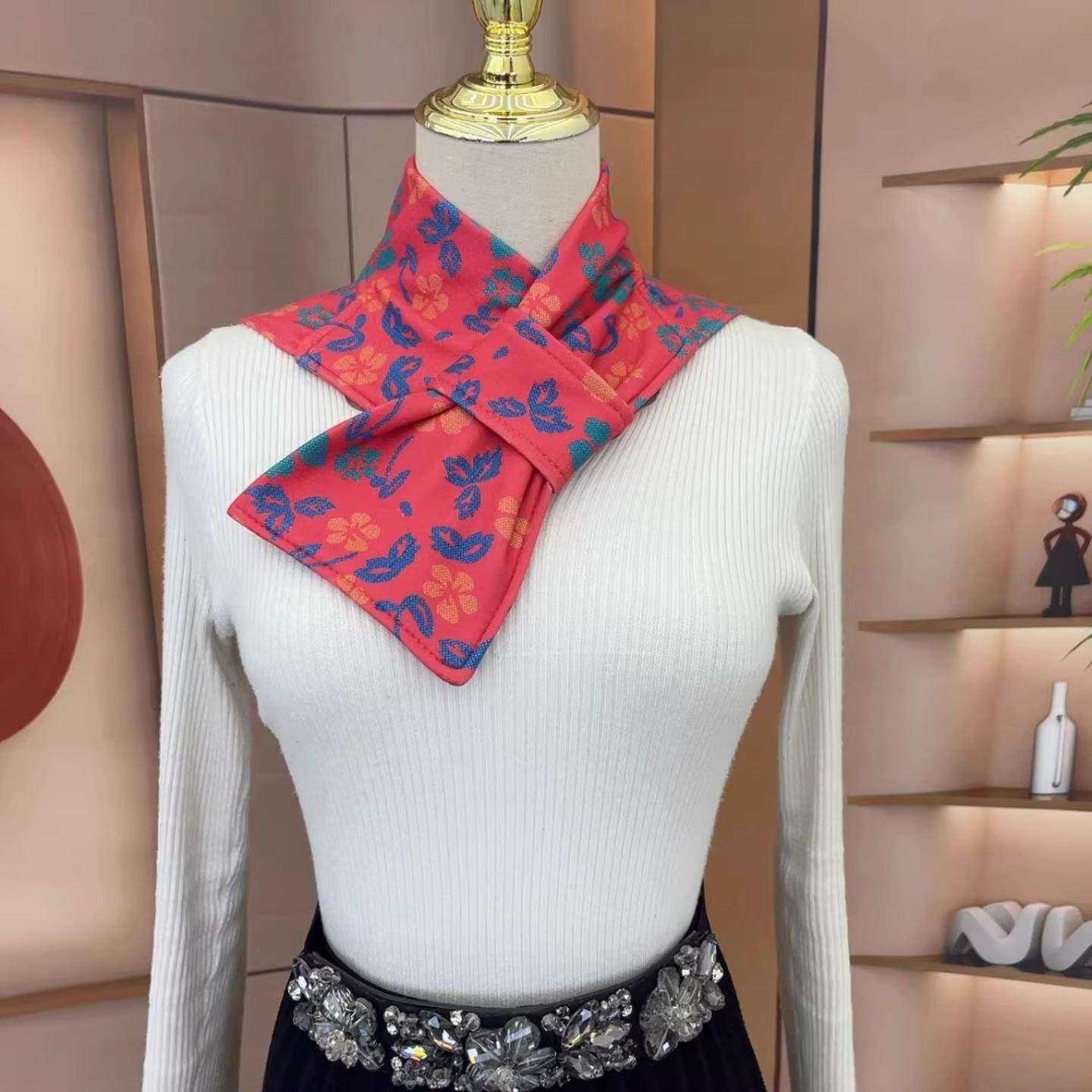 新款德绒带兜护颈围脖套防寒百搭脖套防风保暖围巾丝巾可放暖宝宝,淘宝优惠券,粉丝福利购,淘宝优惠卷