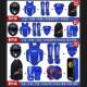 Complete set of professional Sanda protective gear for adults, children and men