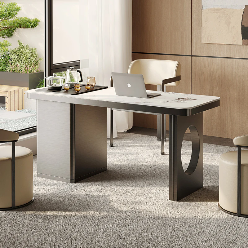 轻奢茶桌椅组合现代简约办公室茶台烧水壶一体家用阳台岩板小茶桌,淘宝优惠券,粉丝福利购,淘宝优惠卷