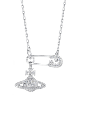 VVIENNE WESTLOCK土星毛衣链土星元素锁骨链送女友轻奢【真钻款】