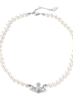 VVIENNE WESTLOCK土星珍珠项链女送女友生日礼物情人节【真钻款】