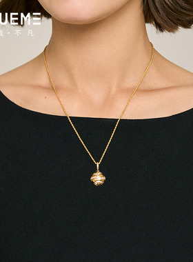 真我不凡S925纯银金币项链