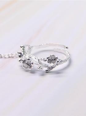 古风铃铛戒指手镯 汉服手饰开口镯子 中国风宫铃礼物宫廷复古饰品