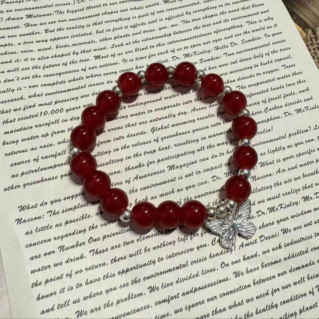 超仙新款甜美森系人鱼水晶手链女ins小众设计百搭学生闺蜜diy手串,淘宝优惠券,粉丝福利购,淘宝优惠卷