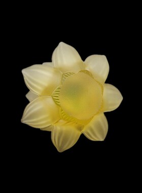 古法脱蜡工艺琉璃花瓣家居摆件新中式装饰莲花灯荷花高档桌面