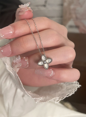 原创幸运四叶草项链女士节日礼物