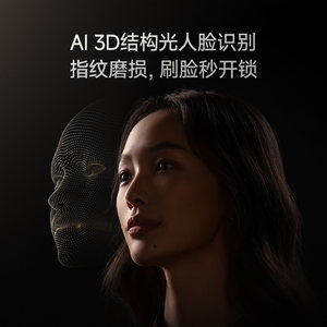 小米智能门锁M40Pro双摄AI掌静脉人脸识别大屏猫眼密码智能门锁1