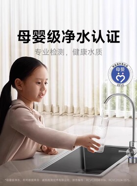 小米米家净水器N1 800G反渗透家用厨房过滤器直饮台下可用大通量