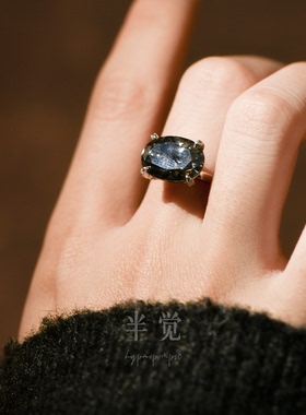 半觉独家 9 卡顶配火彩灰色莫桑钻新年快乐