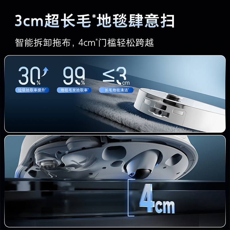 【全国补贴15%】石头P20 UltraPlus扫地机器人吸拖一体式智能新品