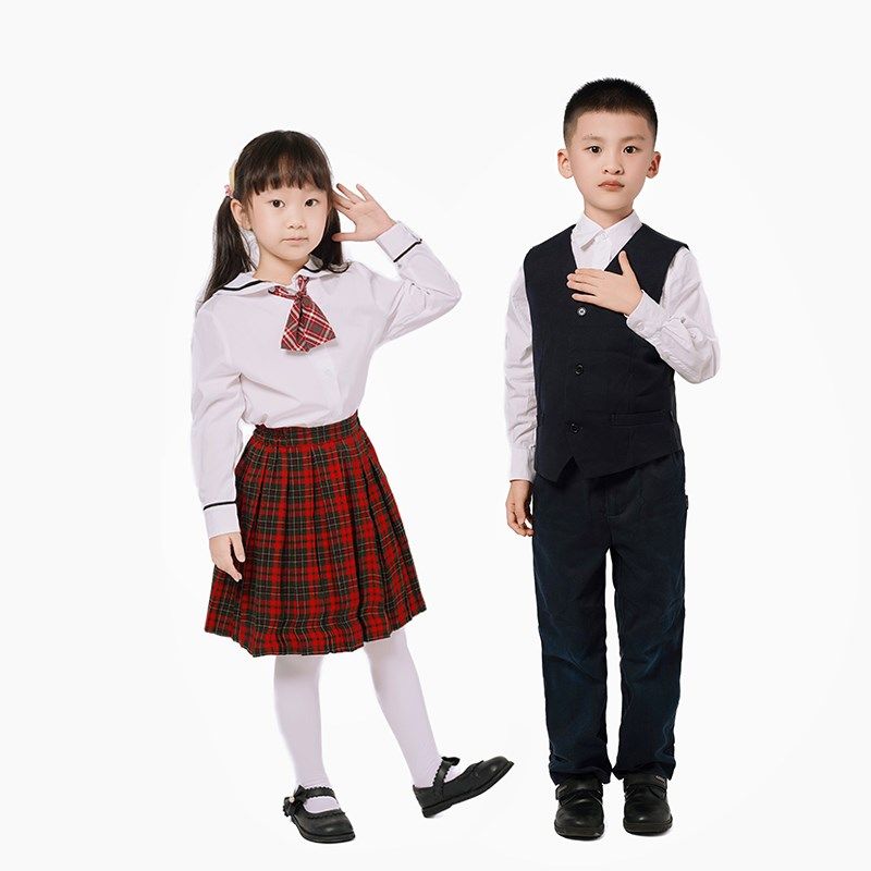 深圳校服礼服小学生男女秋冬季统一套装马甲衬衫西裤冬裙内衬冬裙,淘宝优惠券,粉丝福利购,淘宝优惠卷