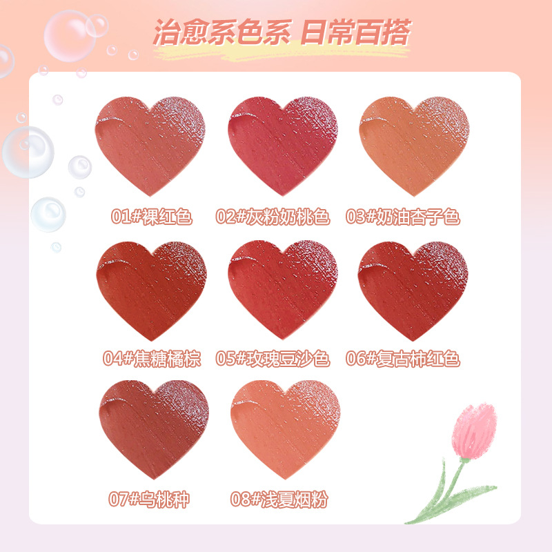 准孕妇绒雾轻感奶霜唇釉雾面哑光低饱和伪素颜孕期平价灰粉色口红 - 图2