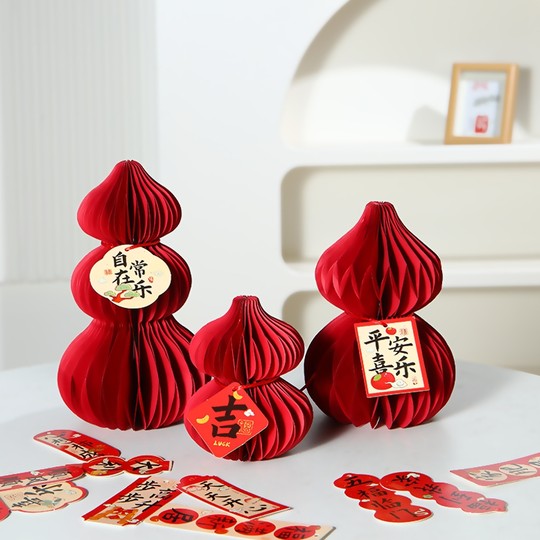 马年新年装饰2026创意葫芦家用玄关客厅场景布置摆件新居仪式用品