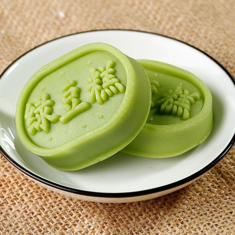 绿豆糕老式传统正宗特产江南名点休闲零食小吃中式糕点下午茶点