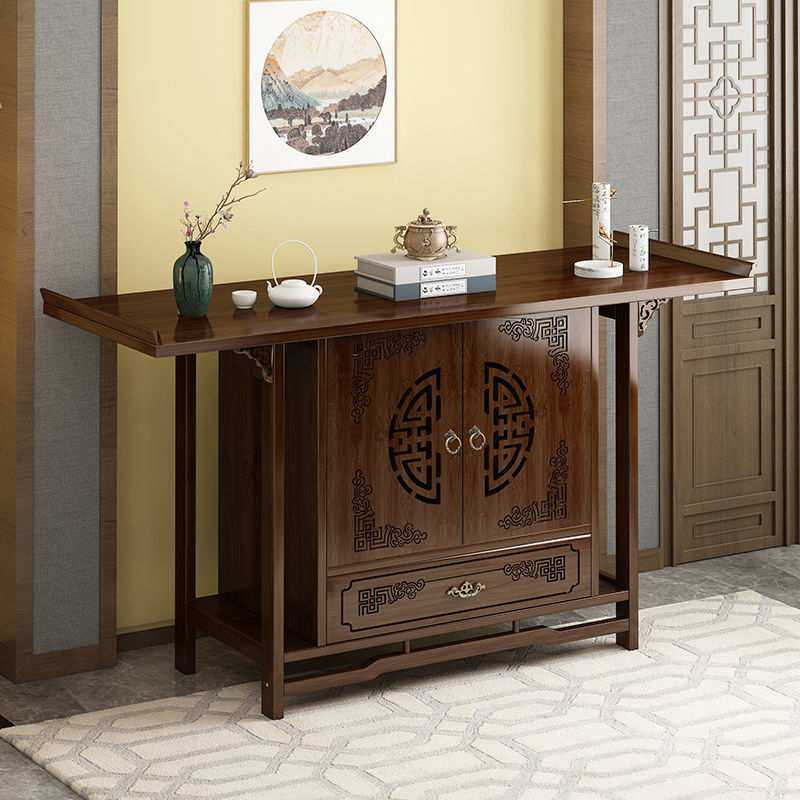 供桌佛台家用香案佛柜神位柜中式玄关台实木柜神柜供台条案厂,淘宝优惠券,粉丝福利购,淘宝优惠卷