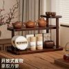 Desktop storage rack cup storage rack dining table countertop work station water cup coffee cup tea set small cup stand table