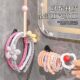 Bathroom hair ring storage wall-mounted hair rope rubber band headband headband hook hair accessories grab clip hair clip wall rack