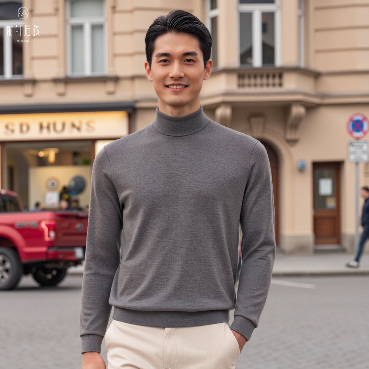 100%纯羊绒男士羊绒衫可机洗高领秋冬长袖厚款精纺内搭保暖男款,淘宝优惠券,粉丝福利购,淘宝优惠卷