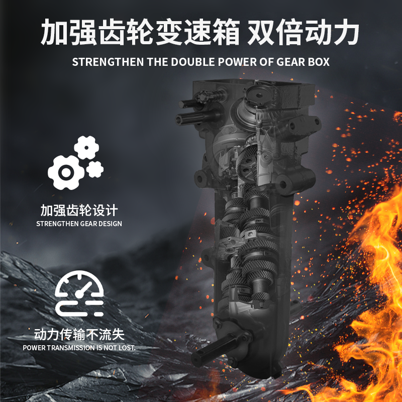 时谷新款四驱微耕机耕地开沟柴油汽油新型多功能犁地旋耕机水田旱,淘宝优惠券,粉丝福利购,淘宝优惠卷