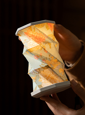 复古文艺LED折叠桌面小夜灯