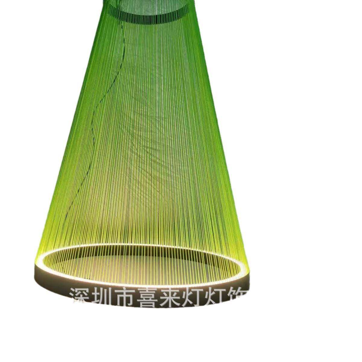 西班牙Vibia现代简约餐厅别墅loft楼梯间客厅线性流苏棉线吊灯,淘宝优惠券,粉丝福利购,淘宝优惠卷