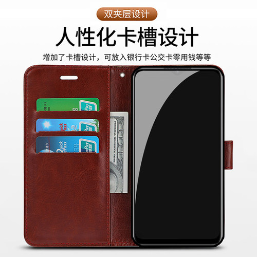 适用红米K60手机壳小米K60e翻盖redmik60pro双面保护套全包防摔硅胶软redmi男女por冠军版高端真皮老年人妈妈 - 图1